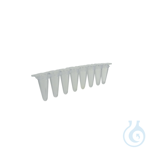 qPCR tube strips, natural colour, 0,1 ml, 120 pcs