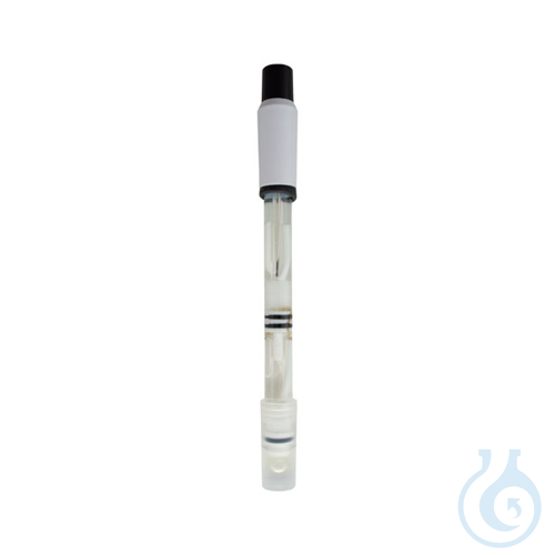 Glass body pH electrode for high temperature measurements (BNC)