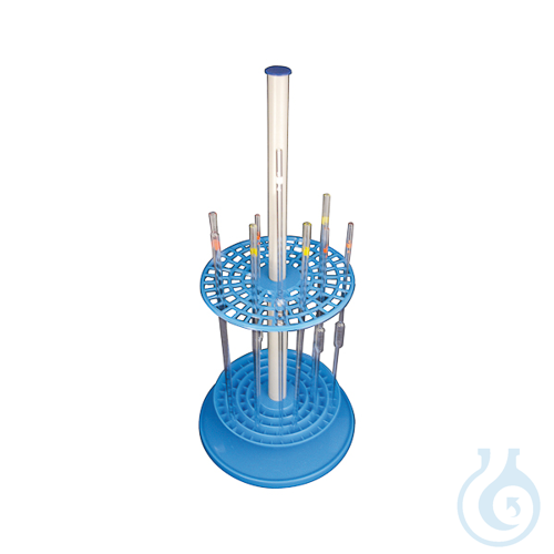 Pipette stand, rotatory, upt to 94 pipettes, polypropylene