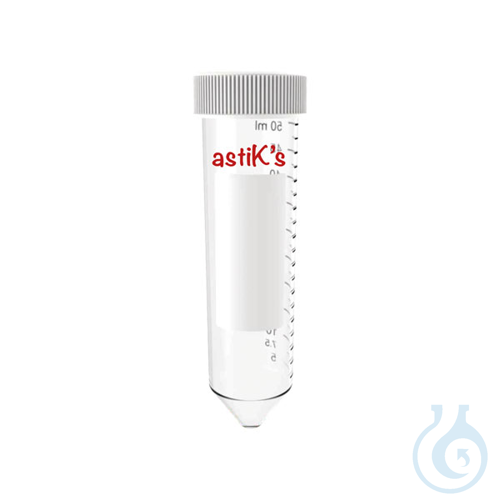 Graduated centrifuge tubes with screw cap, 50 ml, heavy metal free, Premium Line