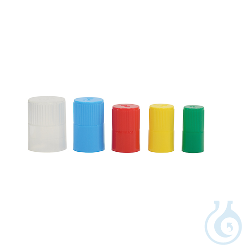 Test tube stopper, PP, Ø20 mm, blue color, 250 pcs