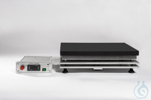 Precision hotplate up to 450°C, digital, cast-iron heating surface, 440x290 mm,