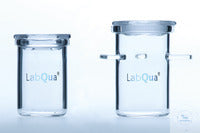 Incineration crucibles with lid (quartz glass) according Rademacher: diameter