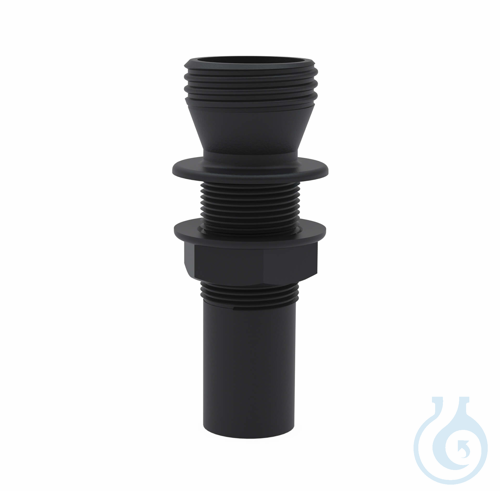 b.safe Desktop Mount for Waste Pipes, GL45, Ø 32 mm, 282 mm PE-EX, connection up
