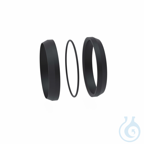 b.safe Sealing Ring Kit for Waste Pipes, Ø 32 x 35,5, H 6 mm consisting of 2 con