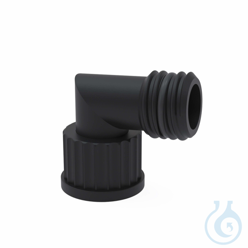 b.safe Elbow Fitting Table Mount, GL 25 (m) - GL 25 (f) PE-EX, screw cap GL25 fe