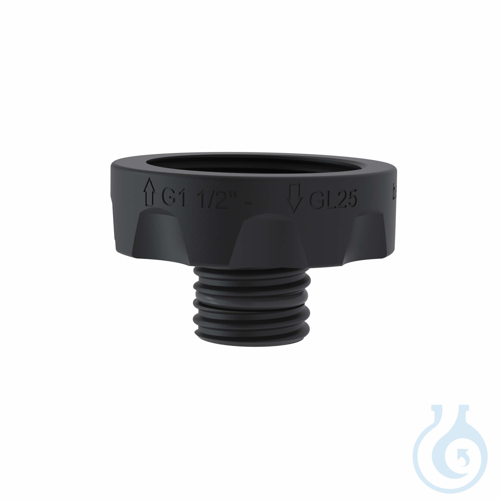 b.safe Connectors, GL 25 (m) - G1 1/2'' (f) static dissipative PE-EX, 1x thread