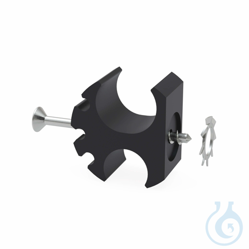 b.safe Clip for Tubes and Cables, L 34,5 x B 29 x H 17 mm POM, with clip-in open