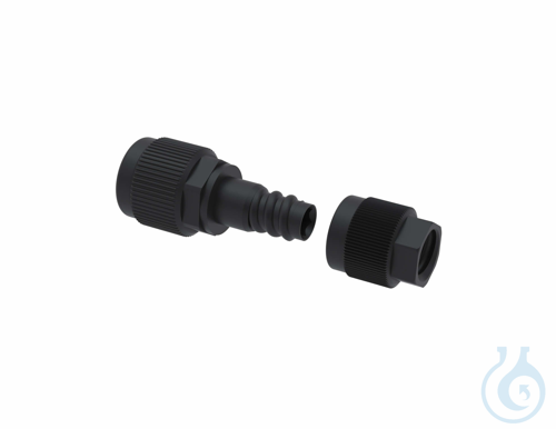 b.safe Screw Joint for Waste Tube, GL25 (f), Ø 13,5 x 18 mm Screw cap GL25 made