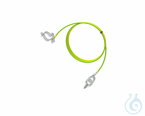 b.safe Grounding Cable, 3,0 m Coating made of PVC, cable length 3 meter, connect