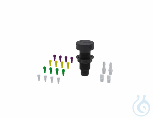 b.safe Starter Set Multiport II, GL 25, 4x UNF 1/4'', 2x NPT 1/8'' Delivery