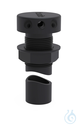 b.safe Starter Set Multiport II for Waste Pipes, 4x UNF 1/4'', 2x NPT 1/8