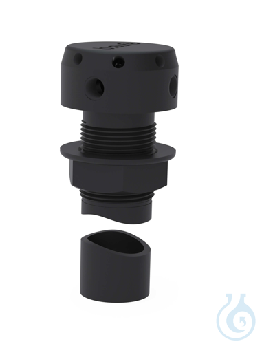 b.safe Starter Set Multiport IV for Waste Pipes, 8x UNF 1/4'', 4x NPT 1/8''
