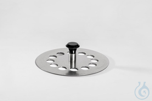 Insert plate for test tubes for MU 85... for 12 tubes 20mmØ each.