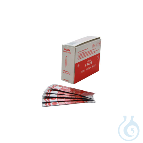Sterile scalpel blade, blade nº 22, 100 pcs