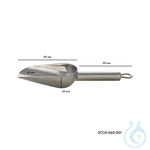 Stainless steel scoop, 110 ml