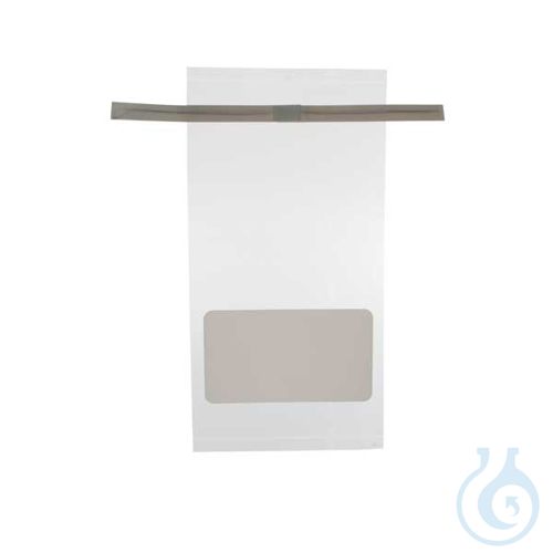 Sterile sampling bags, 530 ml, printed, 2 round wires, 500 pcs