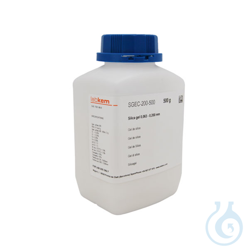 Silica gel for column chromatography, 60 Å, 0,040-0,063 mm, 500g