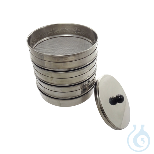 Stackable laboratory sieve, according ISO 3310/1, 200x50 mm, 0,355 mm