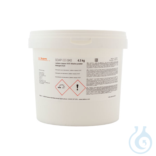 Neutral liquid detergent Labkem Cleaner A106 for automatic washing, phosphate fr