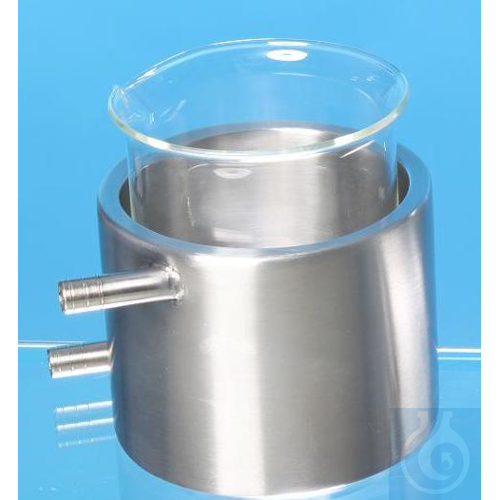 Incubation jacket, stainless steel, for 400 ml Schott beaker h.F.