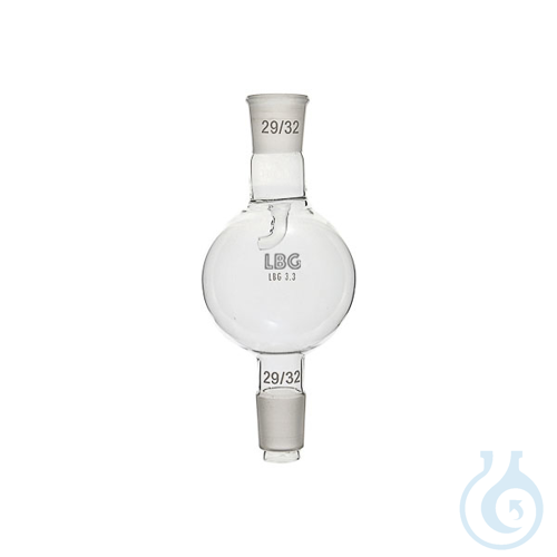 Kjeldalh bulb, standard ground mouth, LBG 3.3, 29/32
