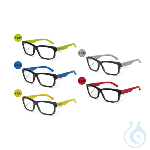 Safety Reading Glasses Premium Line, WORK&FUN series, +1,5