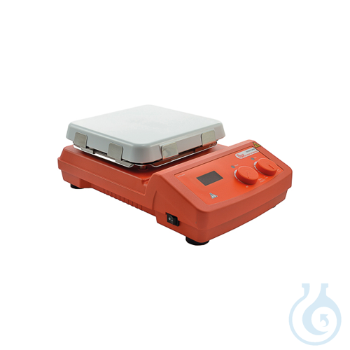 Magnetic stirrer w/ heating, LBX H20SQC, glass ceramic plate and digital regulat