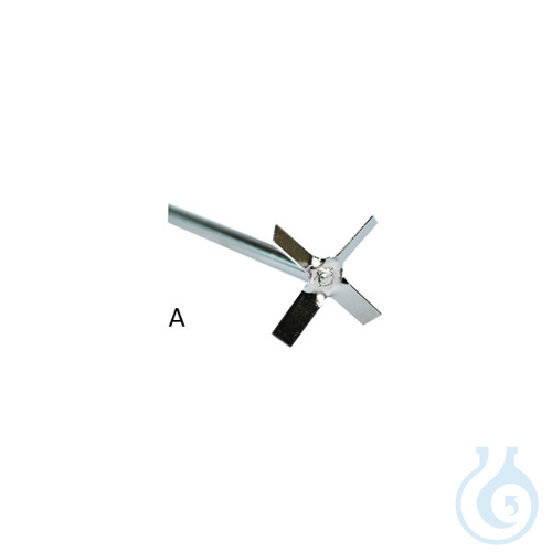 Blade stirrer, shaft length 35 cm, stirrer diameter 6,8 cm, PTFE coated