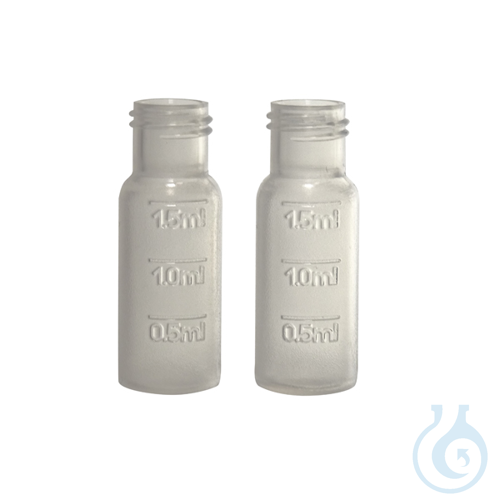 Screw vial for chromatography, clear PP, 12x32 mm, 2ml, 9-425, 100 pcs