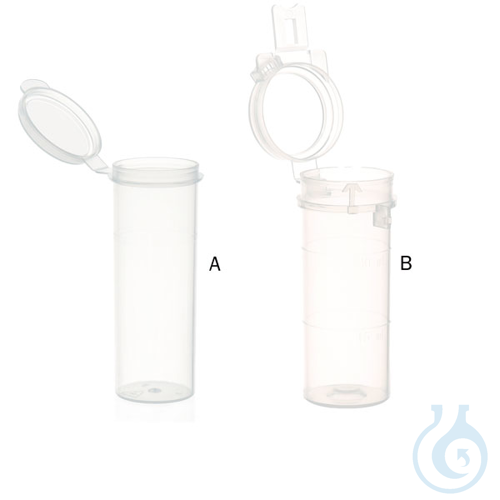 Polypropylene sampling vial, hinged lid, 30 mll, 3x200 pcs