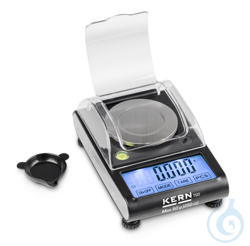 Pocket balance TGD 50-3C, Weighing range, 50 g, Readout 0,001 g