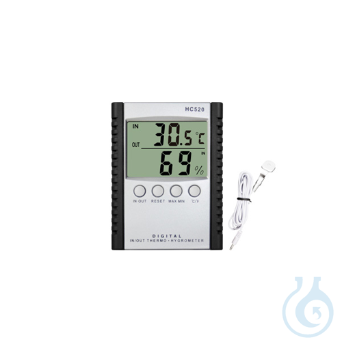 Digital indoor / outdoor thermo-hygrometer HC-520, 1 pcs