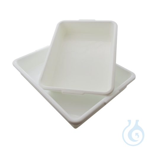 Laboratory tray, polypropylene, 375x300x75mm