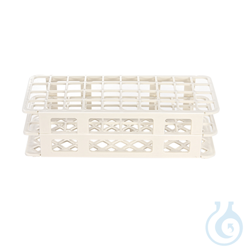 Test tube rack, polypropylene, up to 60 tubes (Ø 16 mm)
