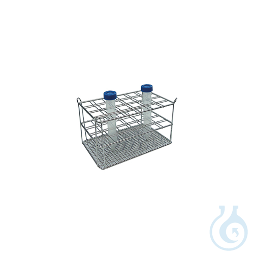 Stainless steel rack for 6 x 4 50 ml centrifuge tubes, single wire