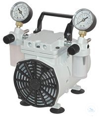 Vacuum/Pressure pump 2534, 28l/min, 93mbar, 5.8bar, 230V 50Hz, 1 Ph with Schuko