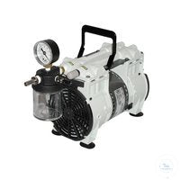 Vacuum pump 2561, 57l/min, 6.7mbar, 230V 50/60Hz, 1 Ph with Schuko and UK plug l