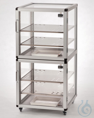 SICCO Vitrum Maxi 2-Desiccator, B 560 mm x H 1150 mm x T 580 mm BOROSILICATE GLA