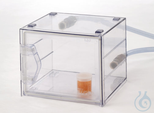 SICCO Mini-Desiccator for Gas Filling Basic, B 221 mm x H 183 mm x T 214 mm Poly