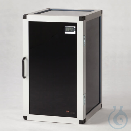 SICCO Star-Desiccators Black, B 310 mm x H 525 mm x T 375 mm black acrylic glass