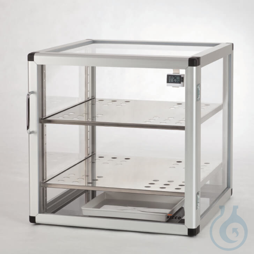 SICCO Big-Star-Desiccator, B 560 mm x H 560 mm x T 580 mm ACRYLIC/ALUMINIUM, wit