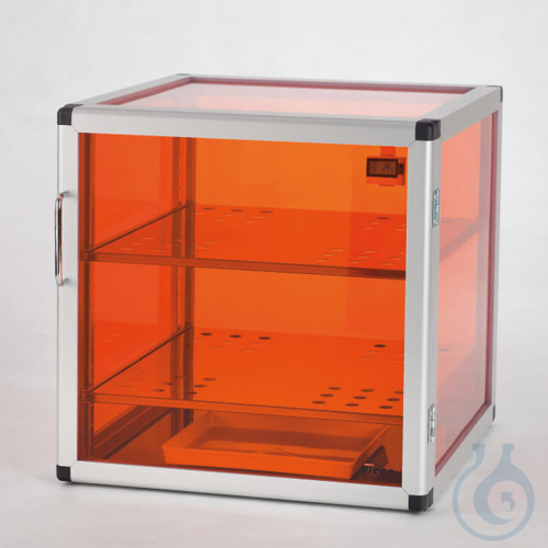 SICCO Big-Star-Desiccator Protect, B 560 mm x H 560 mm x T 580 mm Orange ACRYLIC