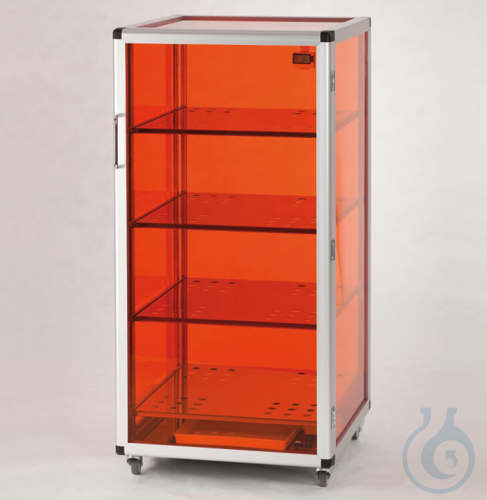 SICCO Maxi 1-Desiccator Protect, B 560 mm x H 1150 mm x T 580 mm orange ACRYLIC/
