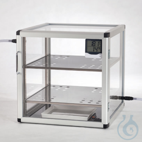 SICCO Super-Big-Star-Desiccators, B 560 mm x H 560 mm x T 580 mm ACRYLIC/ALUMINI