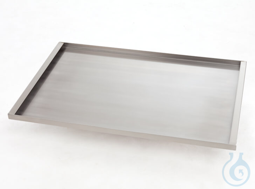 SICCO Protective tray, B 828 mm x H 26 mm x T 528 mm stainless steel, welded, fo