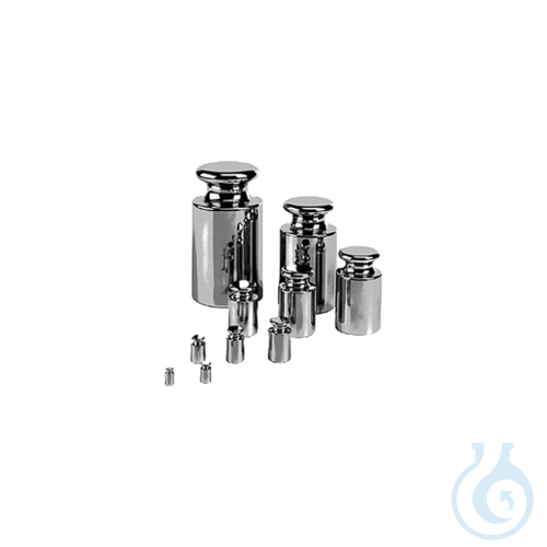 Precision weight, stainless steel, class M1, 2000 g ± 100 mg