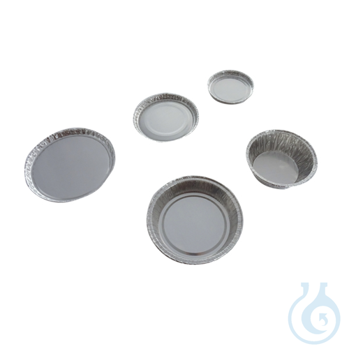 Weighing pans Øint 50 mm, Aluminium, 100 pcs