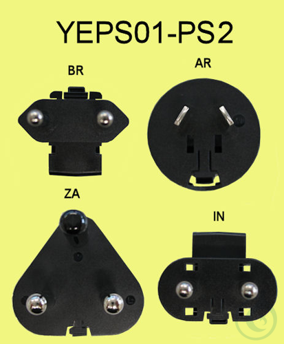 Plug-in AC adaptor set AR / BR / IN / ZA